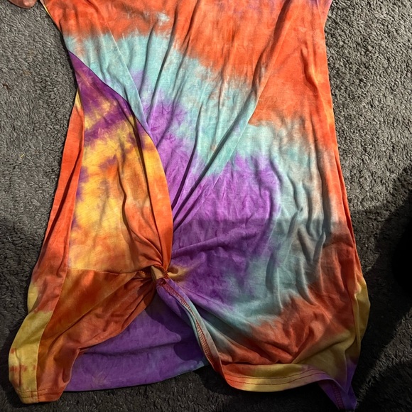 Tie dye cover up/ dress from Shein. Size: Large - Picture 2 of 2